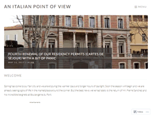 Tablet Screenshot of an-italian-point-of-view.com